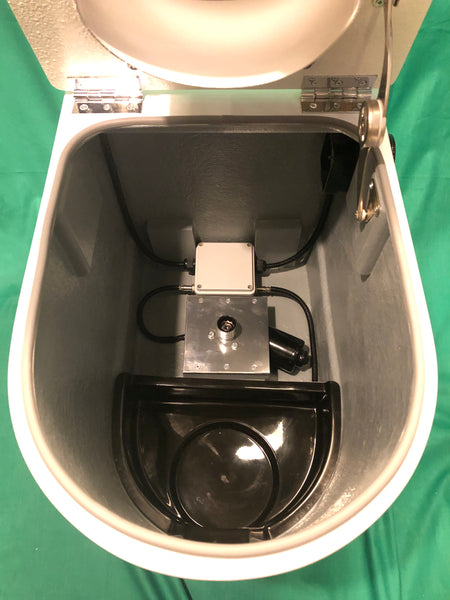 Deluxe Compost toilet 12v self stirring with bottle
