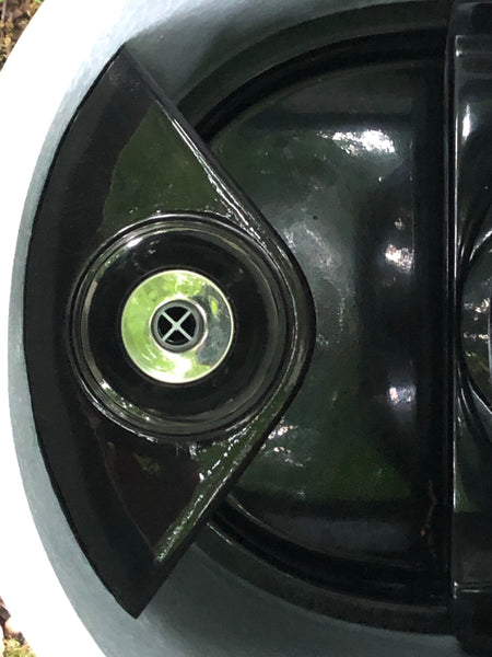 Compost toilet 12v self stirring with urine piped/soak away