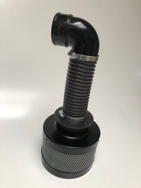 Flexible ducting kit for carbon filter